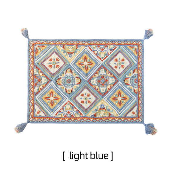 Azerbaijan style patchwork blanket handmade DIY knitting crochet pattern material package 90×125cm - Image 2
