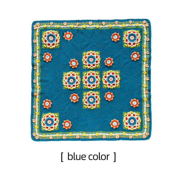 Baoxianghua pattern blanket handmade crochet blanket material package 100×100cm - Image 3