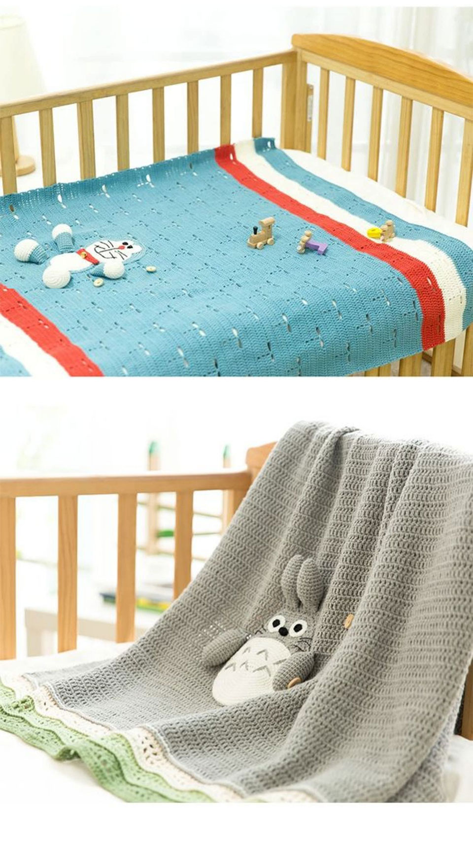 Blue cat blanket,gray cat blanket,crochet handmade,DIY,relieve boredom