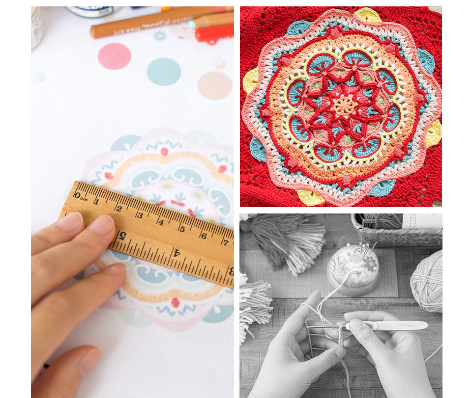 Flower blanket,handmade DIY,crochet wool,blanket material package