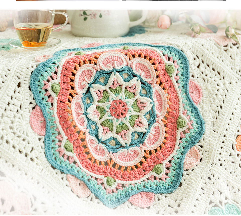 Flower blanket,handmade DIY,crochet wool,blanket material package