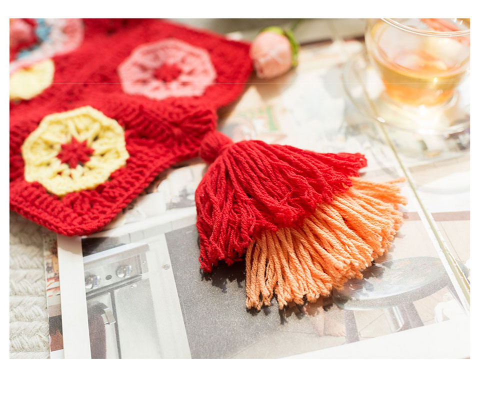 Flower blanket,handmade DIY,crochet wool,blanket material package