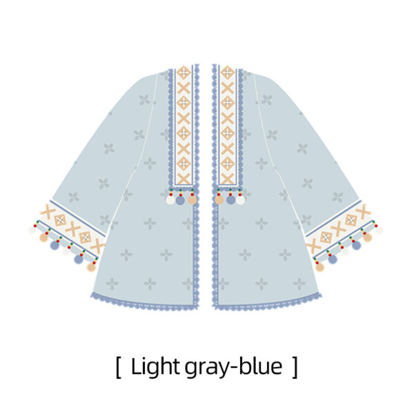 Gold yarn jacquard short cardigan hand-woven crochet clothes material package - Image 6