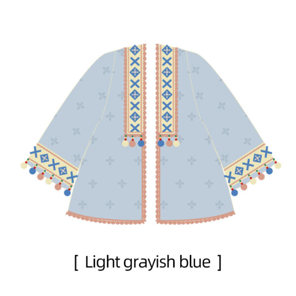 Gold yarn jacquard short cardigan hand-woven crochet clothes material package - Image 5