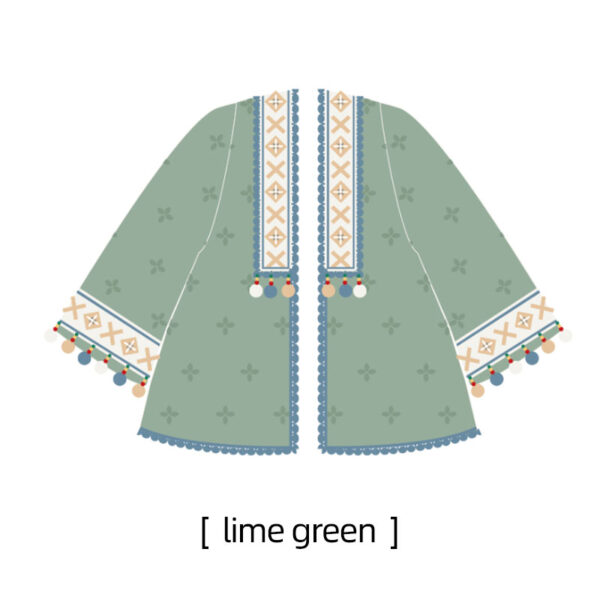 Gold yarn jacquard short cardigan hand-woven crochet clothes material package - Image 3