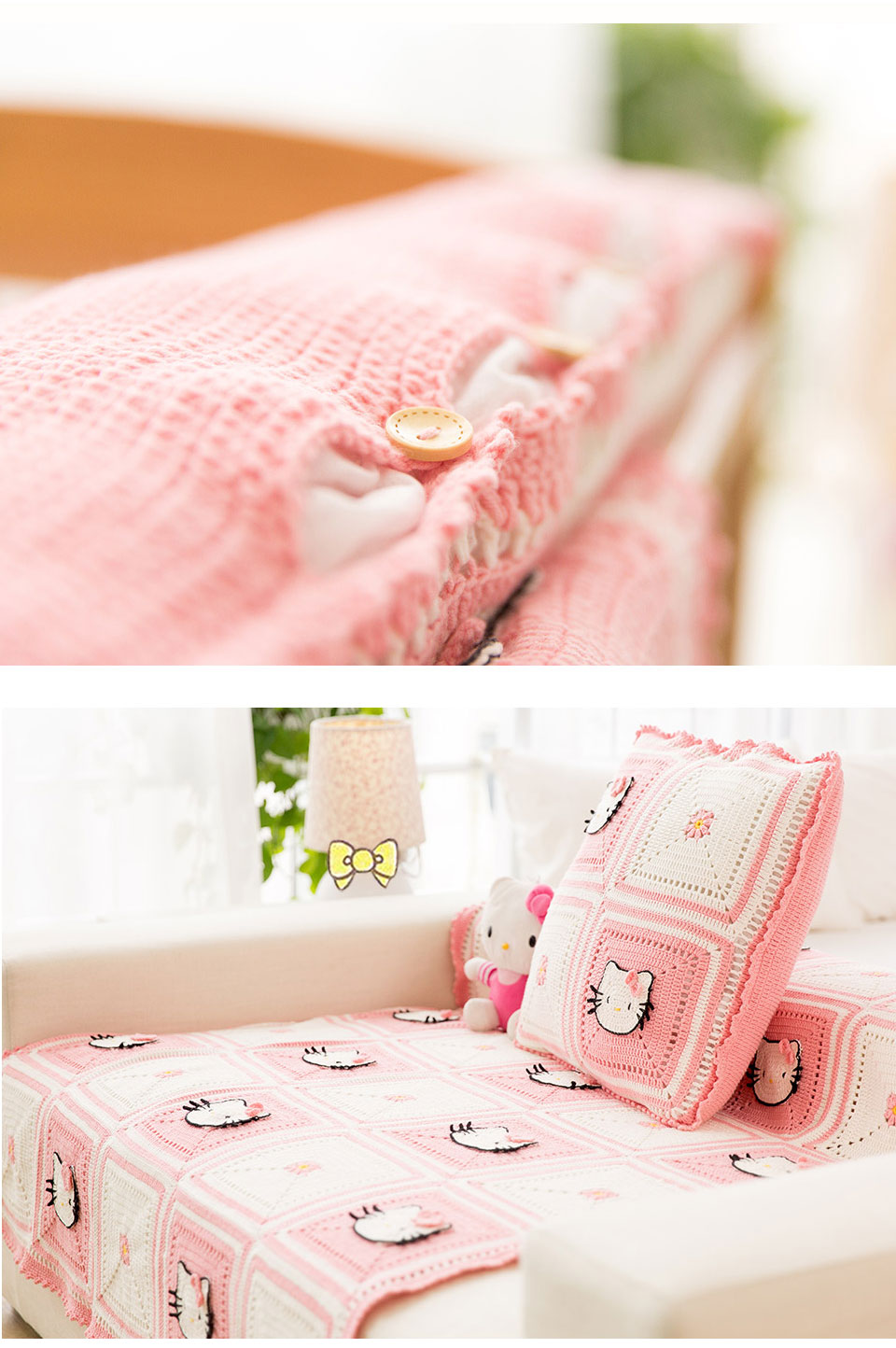 KT blanket,wool diy,hand-knitted blanket,crochet