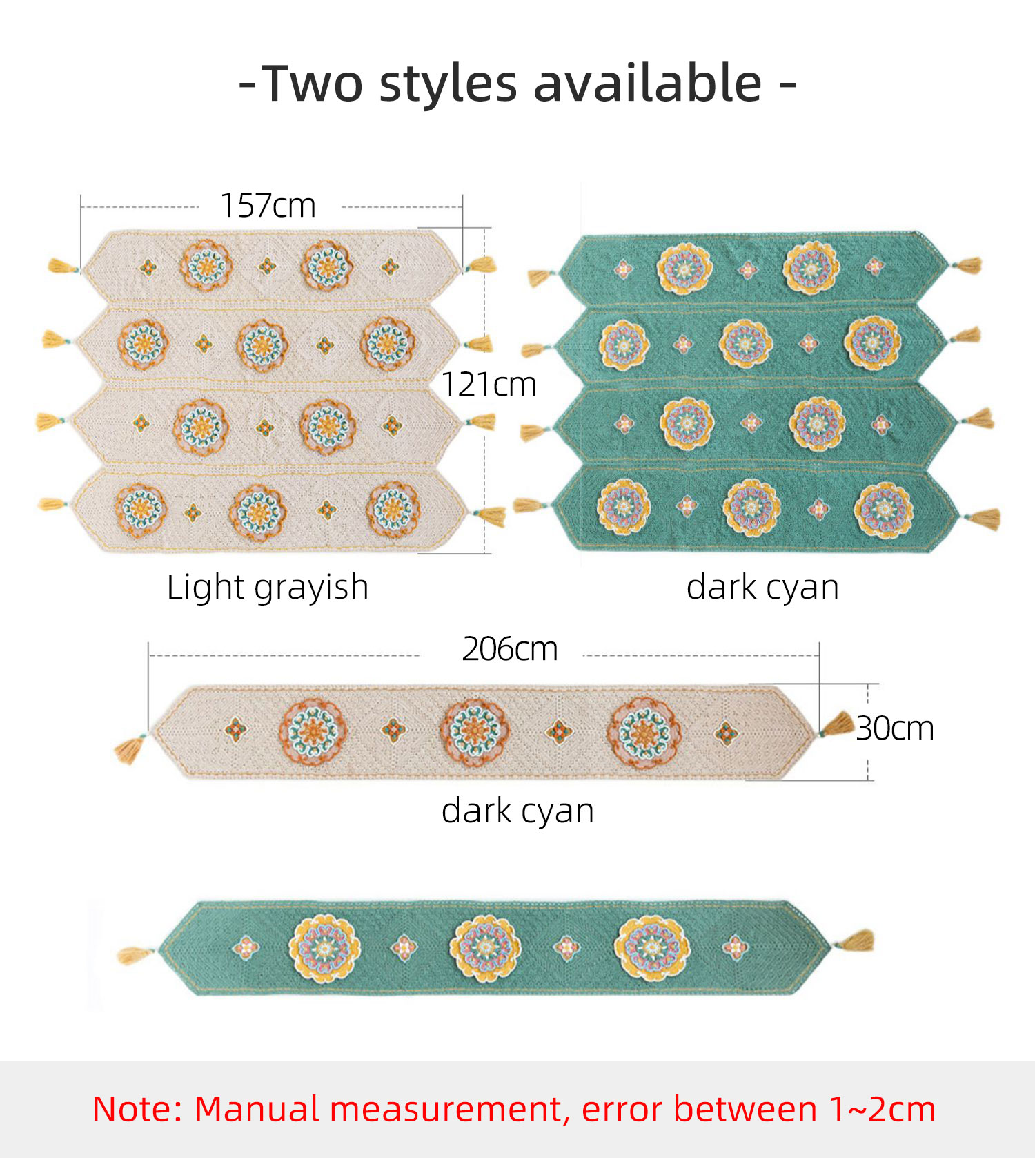 Lotus flower,hollow table runner blanket,handmade DIY,blanket,crochet,handmade wool,homemade,material package