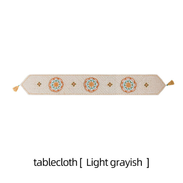 Lotus flower hollow table runner blanket handmade DIY blanket crochet handmade wool homemade material package - Image 4