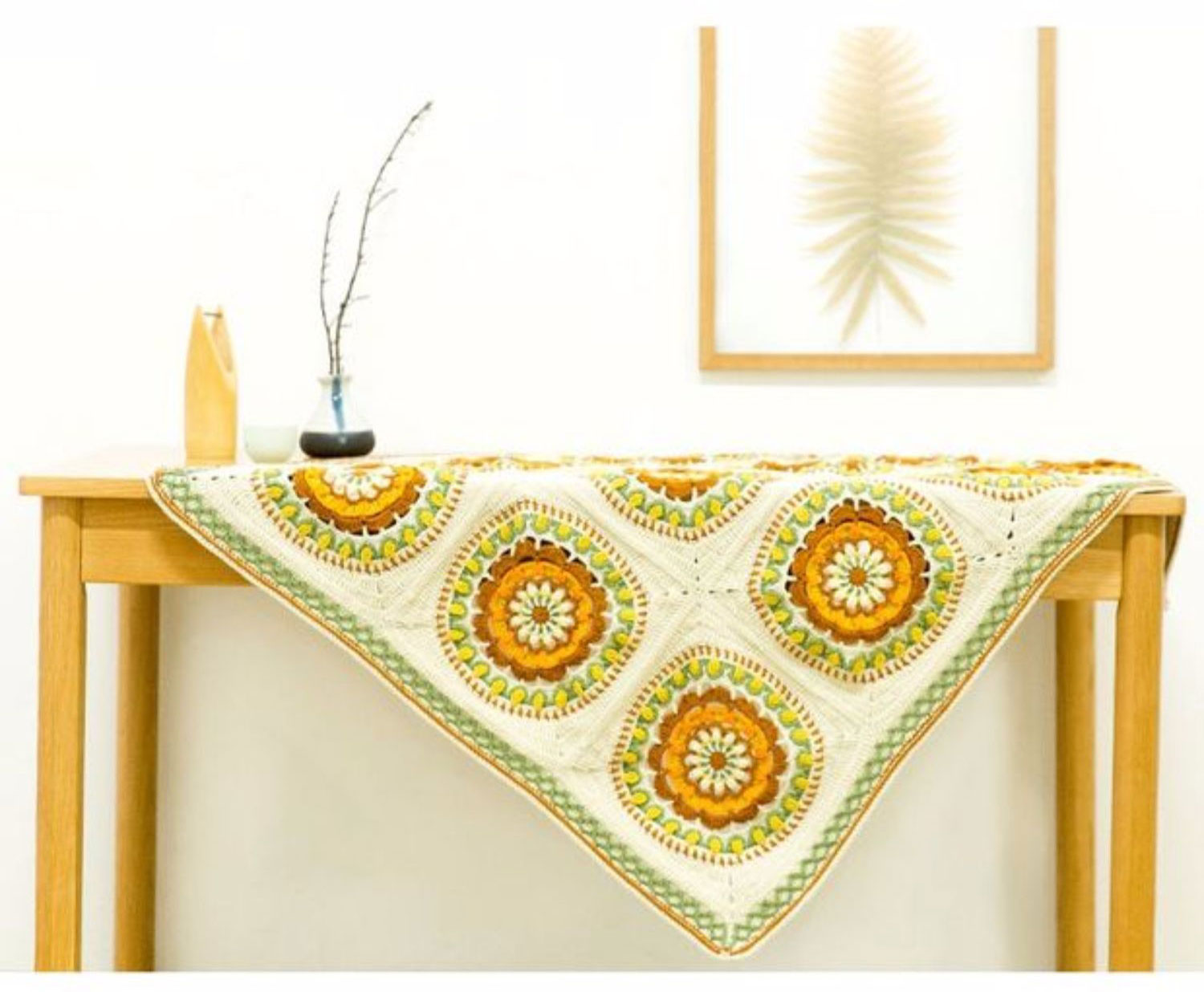 Mandala blanket,wool,crochet yarn,crochet blanket,material package