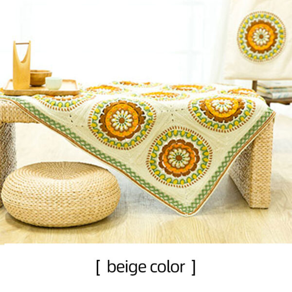 Mandala blanket wool crochet yarn crochet blanket material package 105×80cm - Image 3
