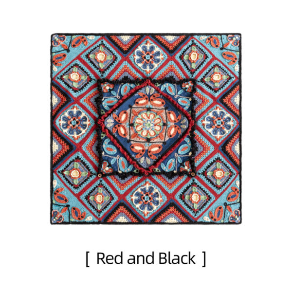 Miao Village Parquet Pillow Blanket DIY Crochet Blanket Homemade Material Pack 115×115cm - Image 3