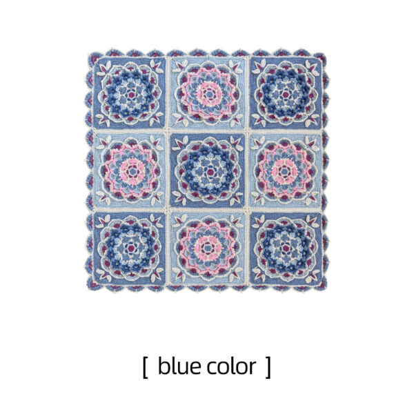 Nine Palaces Caisson Patchwork Blanket Handmade DIY Crochet Wool Yarn Blanket Material Pack - Image 2